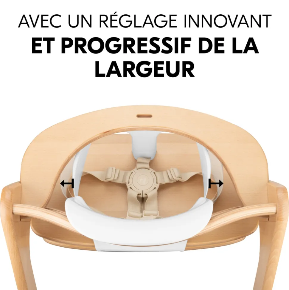 Réducteur bébé pour chaise haute arketa baby seat blanc