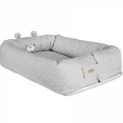 Réducteur de lit bébé ours sammy gris