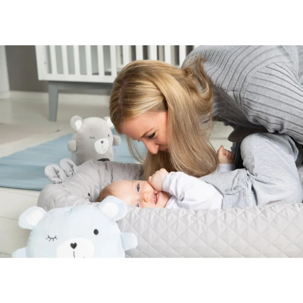 Réducteur de lit bébé ours sammy gris