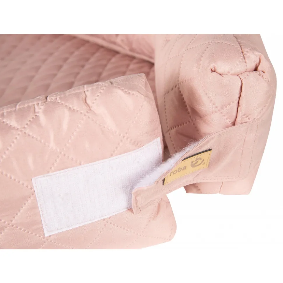 Réducteur de lit bébé rose