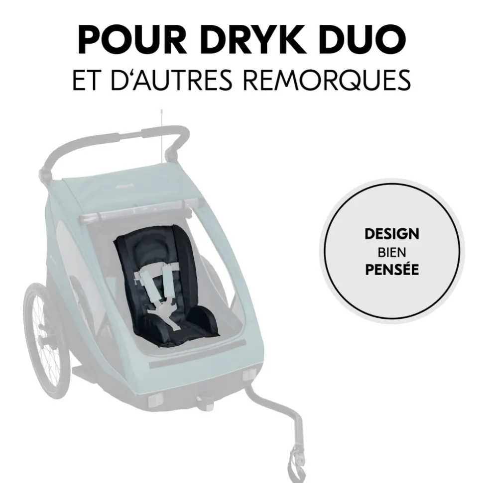 Réducteur de siège pour remorque de vélo