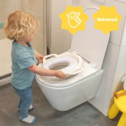 Réducteur de toilette avec poignées mouette