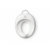 Réducteur de toilette blanc et gris
