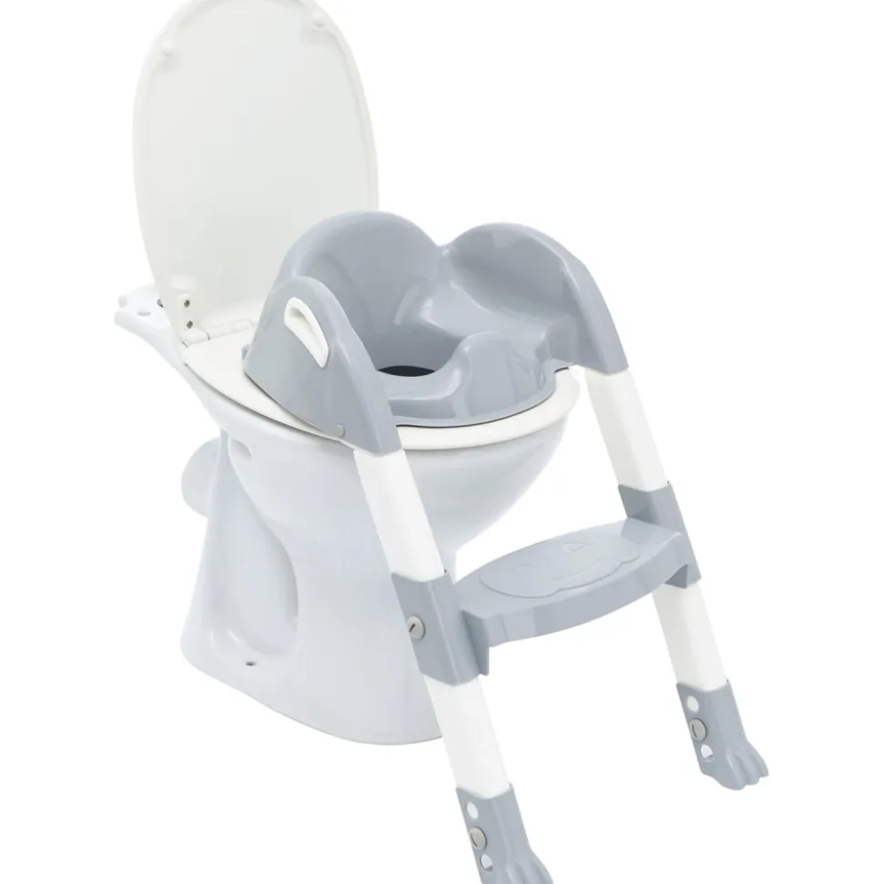 Réducteur de toilette kiddyloo gris charme