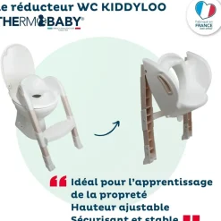 Réducteur de toilette kiddyloo noisette clair