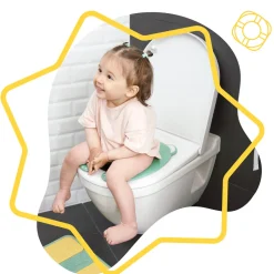 Réducteur de toilette pliable