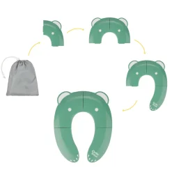 Réducteur de toilette pliable