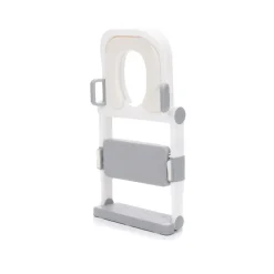 Réducteur de toilettes blanc/gris