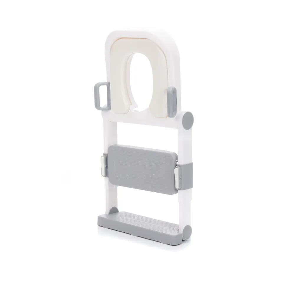 Réducteur de toilettes blanc/gris