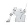 Réducteur toilette avec marche gris