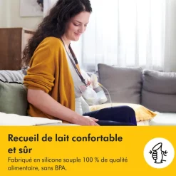 Recueil lait en silicone