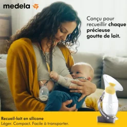 Recueil lait en silicone