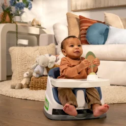 Rehausseur de chaise bébé 2 en 1 bleu