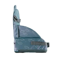 Rehausseur de chaise bleu motifs dinosaures
