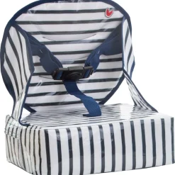 Rehausseur de chaise easy up blue stripes