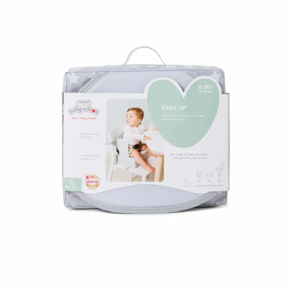 Rehausseur de chaise easy up white stars