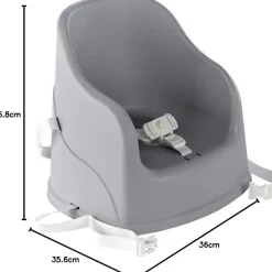 Rehausseur de chaise tudi gris velours