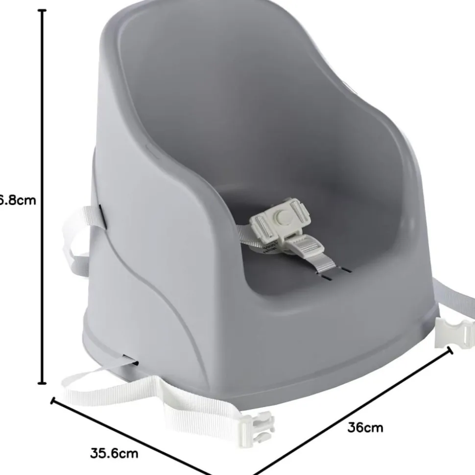 Rehausseur de chaise tudi gris velours