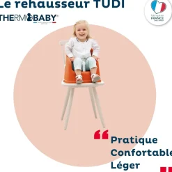 Rehausseur de chaise tudi terracotta