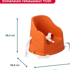 Rehausseur de chaise tudi terracotta