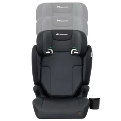 Rehausseur evo 2-in-1 i-safe tinted black