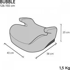 Rehausseur i-size bubble noir