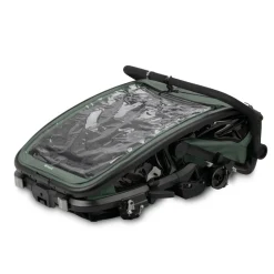 Remorque de vélo byke n walk duo dark green