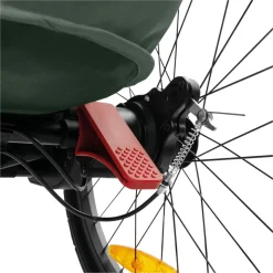 Remorque de vélo byke n walk duo dark green