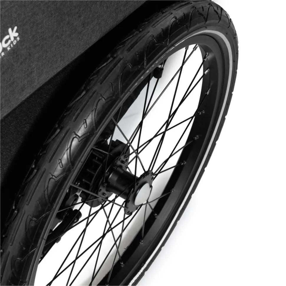 Remorque de vélo dryk duo melange grey