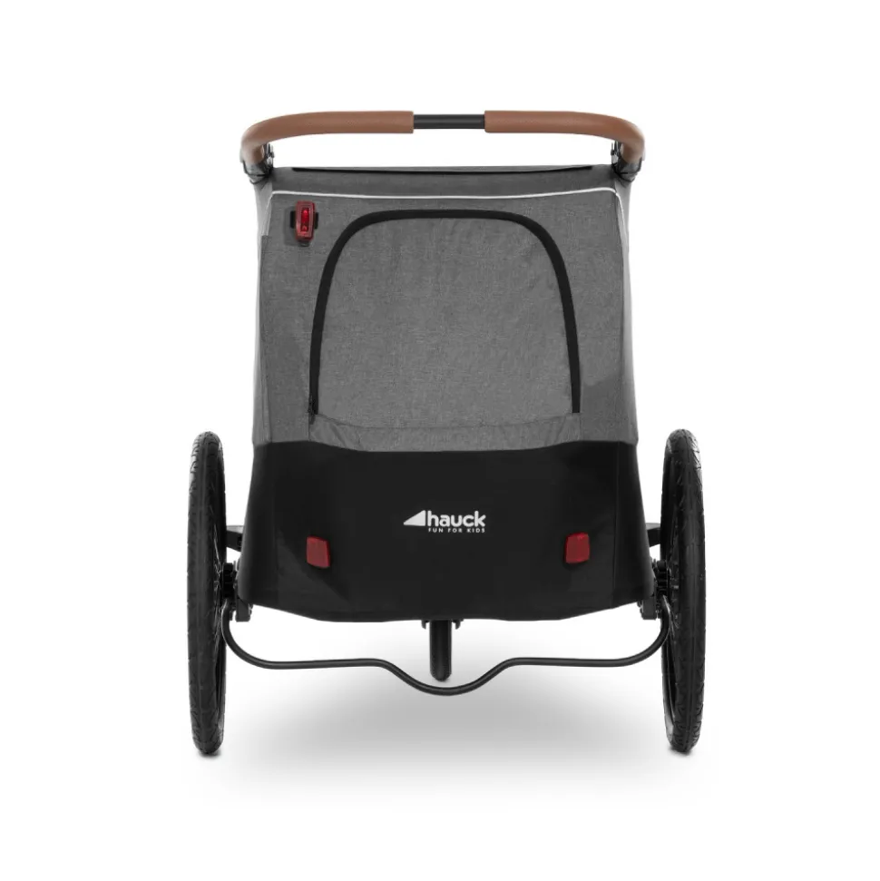 Remorque de vélo dryk duo melange grey