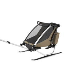Remorque pour vélo chariot cross 2 faded khaki