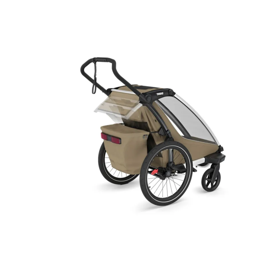 Remorque pour vélo chariot cross 1 faded khaki