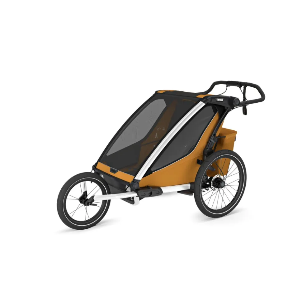 Remorque pour vélo chariot sport 2 natural gold