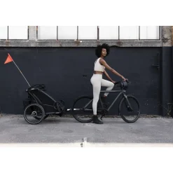 Remorque pour vélo chariot sport 2 black