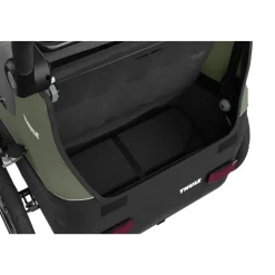 Remorque pour vélo courier vintage green
