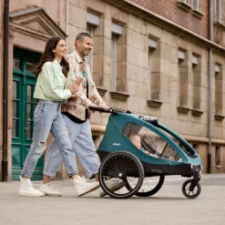 Remorque pour vélo dryk duo grey