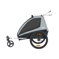 Remorque à vélo pour enfant coaster xt soft blue