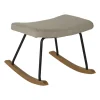 Repose pied pour fauteuil d'allaitement luxe argile