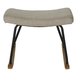 Repose pied pour fauteuil d'allaitement luxe argile