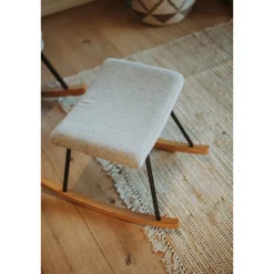 Repose pied pour fauteuil d'allaitement luxe sand grey