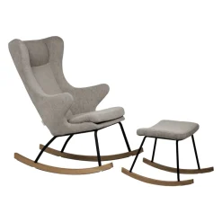Repose pied pour fauteuil d'allaitement luxe sand grey