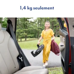 Réhausseur de siège auto sans dossier booster basic r129 black