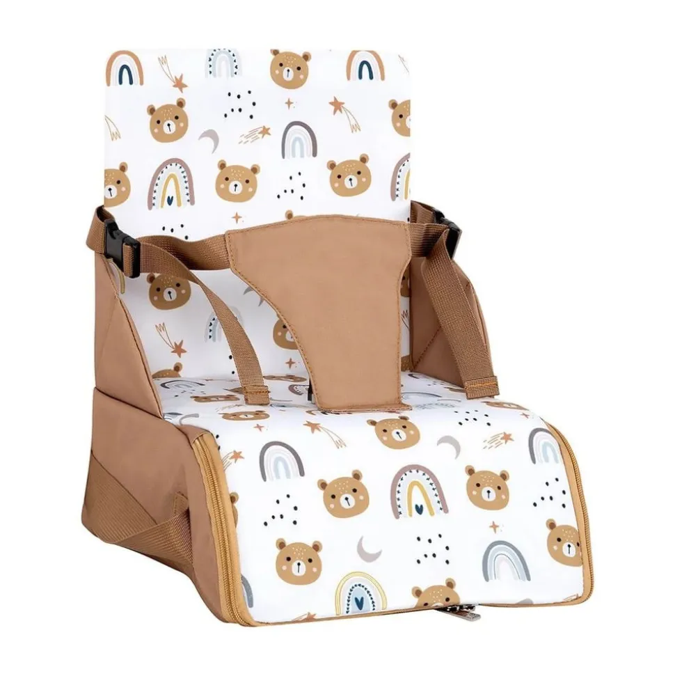 Réhausseur pour chaise bébé nomade oursons camel