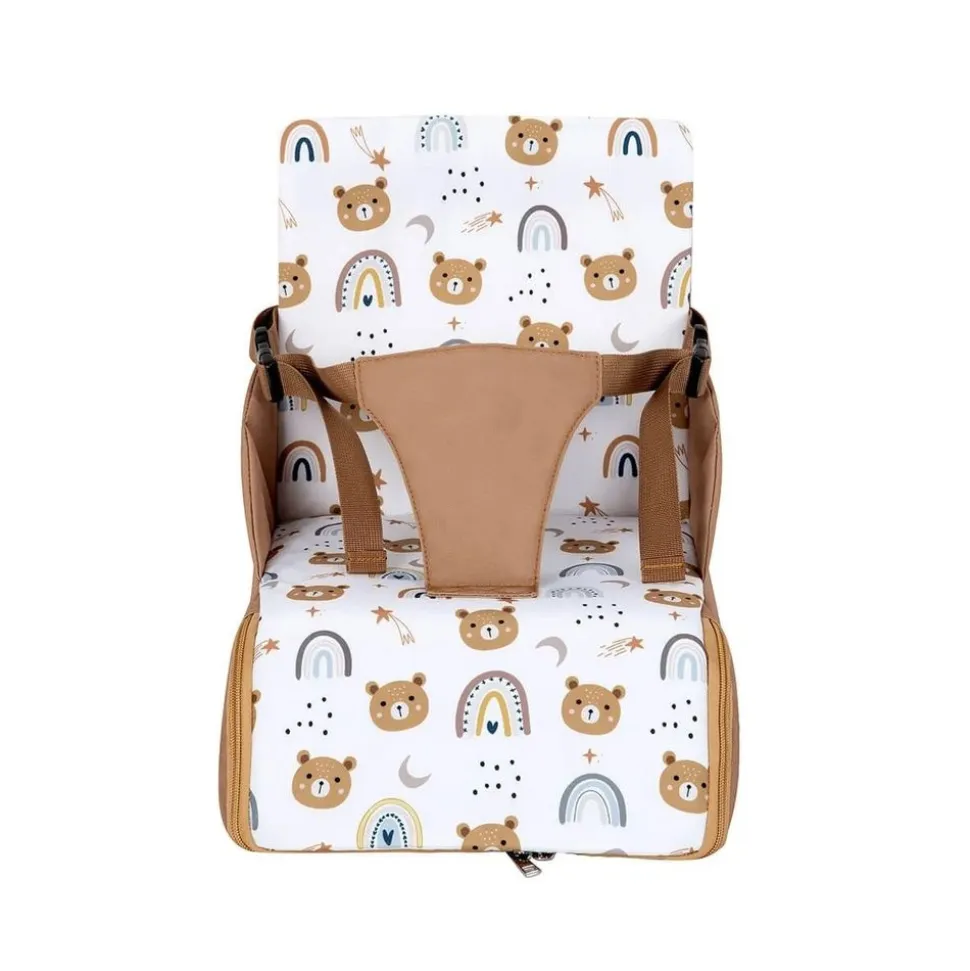 Réhausseur pour chaise bébé nomade oursons camel