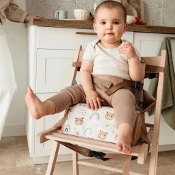 Réhausseur pour chaise bébé nomade oursons camel