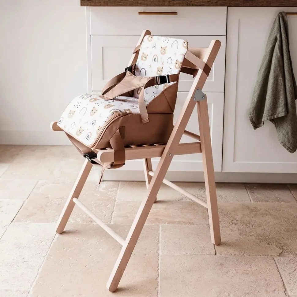 Réhausseur pour chaise bébé nomade oursons camel