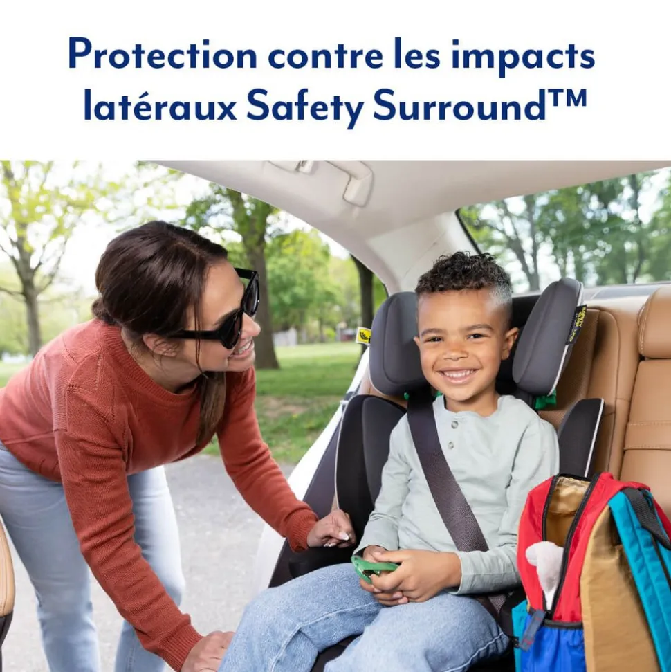 Réhausseur siège auto avec dossier logico l r129 midnight