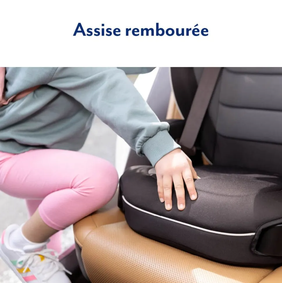 Réhausseur siège auto avec dossier logico l r129 midnight