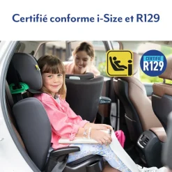 Réhausseur siège auto avec dossier junior maxi r129 iron