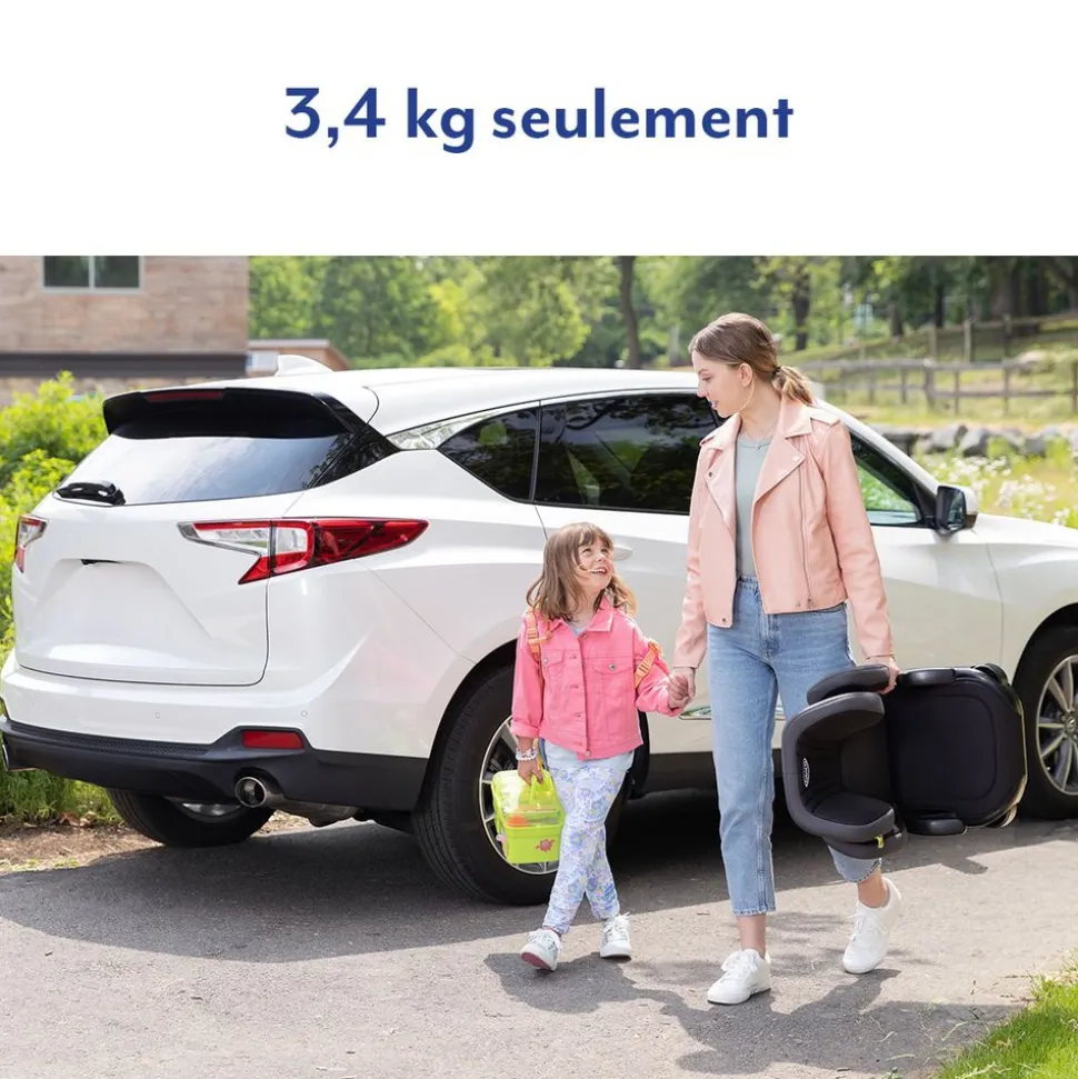 Réhausseur siège auto avec dossier junior maxi r129 midnight